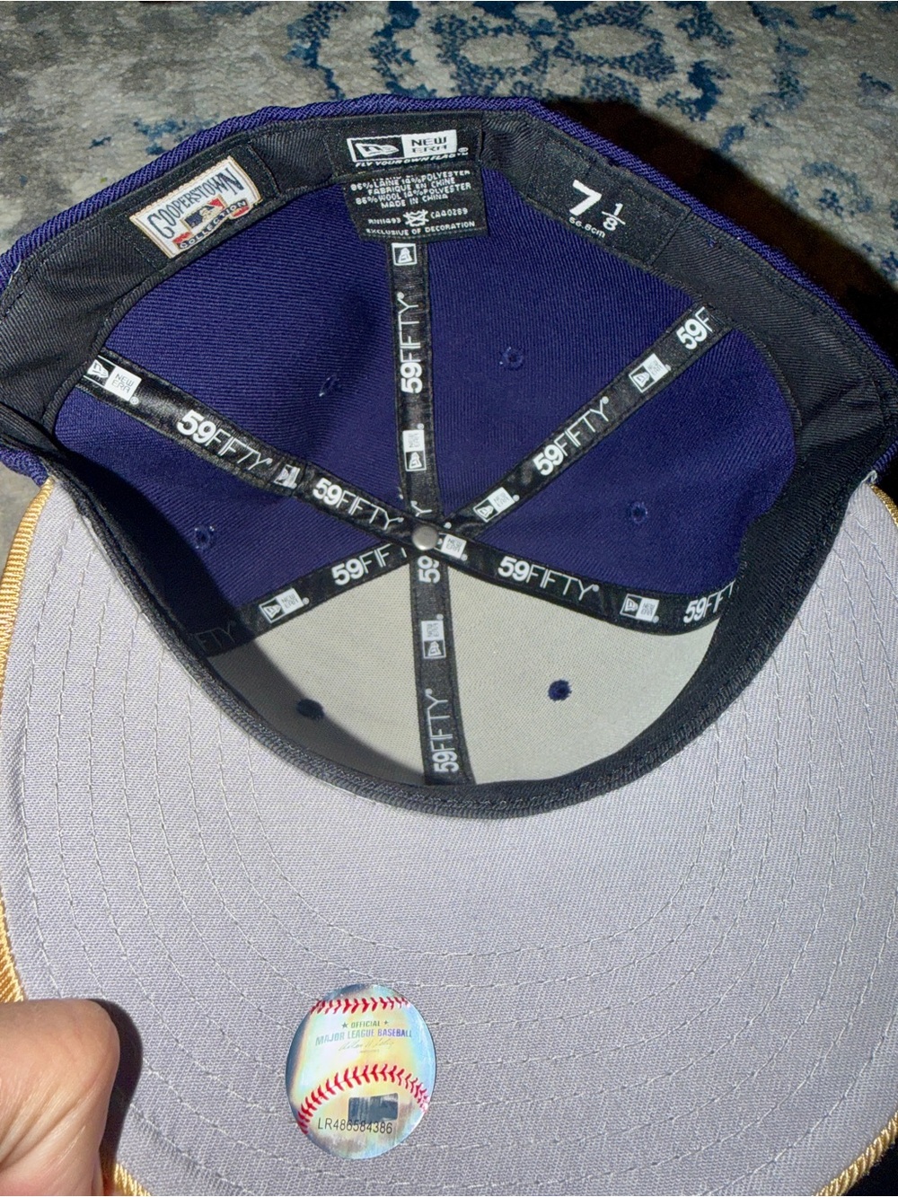 New Era 59FIFTY fitted HOUSTON ASTROS throwback star. - Picture 4 of 5